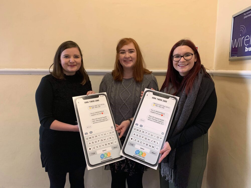 The Union of Students in Ireland Launch Mental Health Text Line